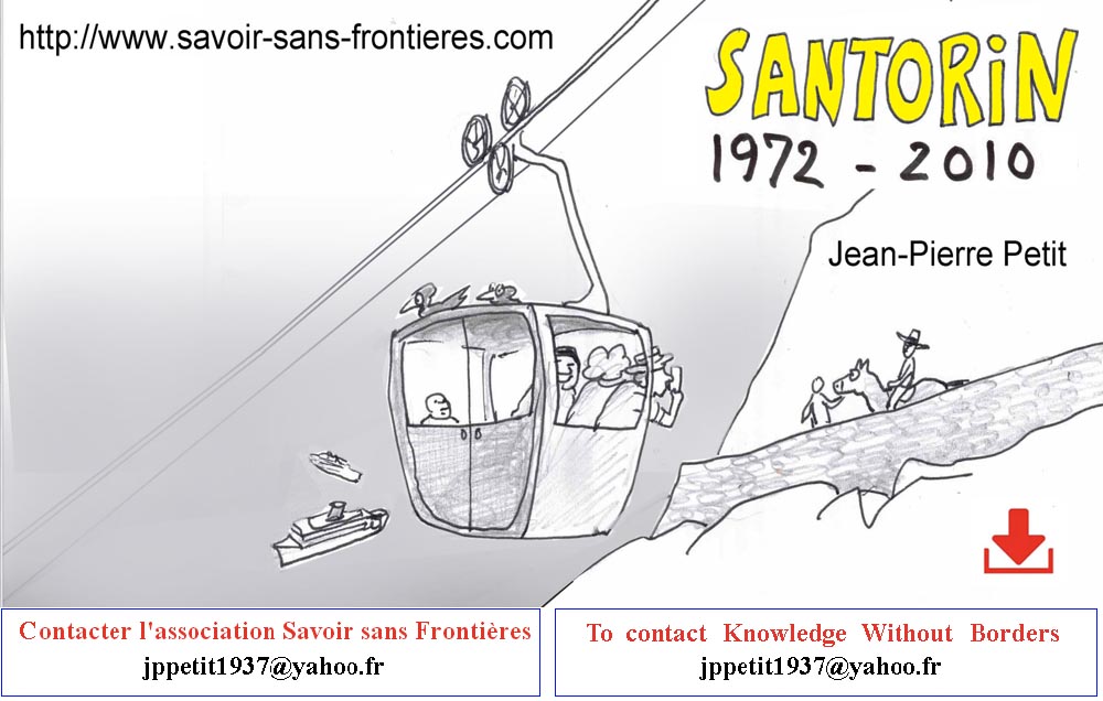 présentation santorin en danois